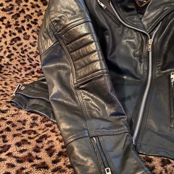 NEW!!! Womens Leather Riding Jacket - Picture 4 of 16